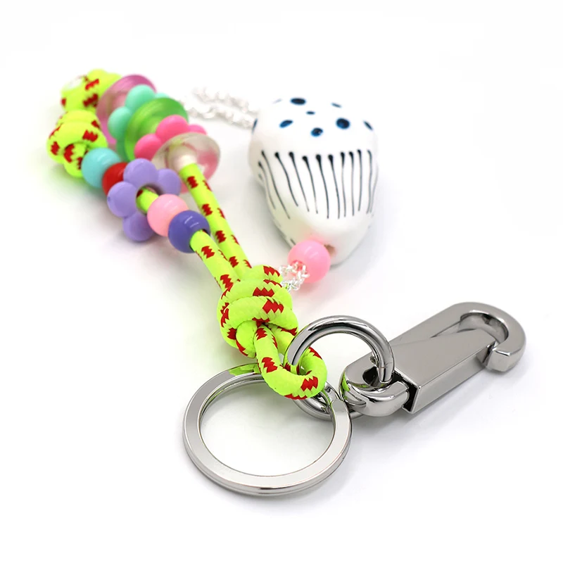 Jellyfish keychain
