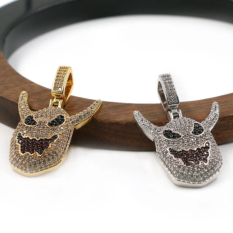 Monster Diamond Pectus Hip Hop Pendant