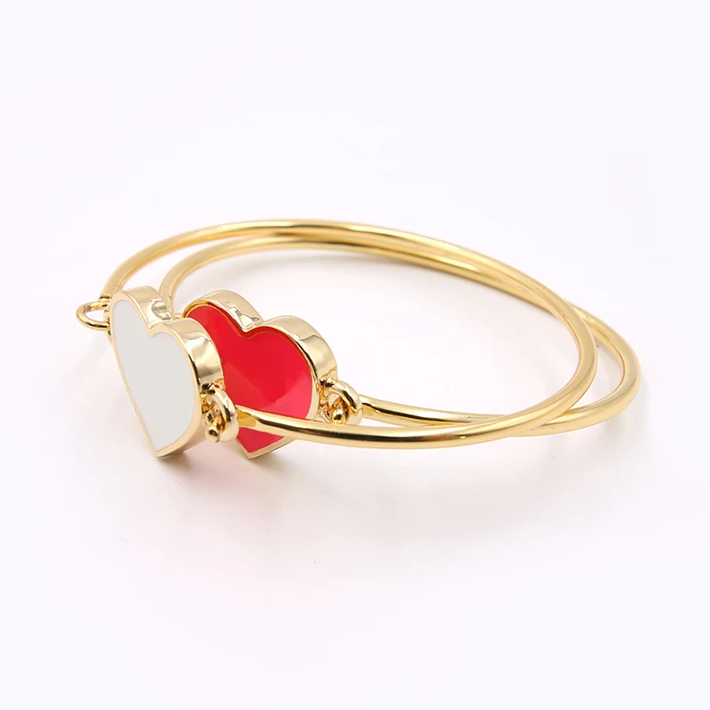 Rubrum enamel corda armillam